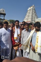 Goutham Nanda Movie Team At Tirumala Sreevari Darshanam